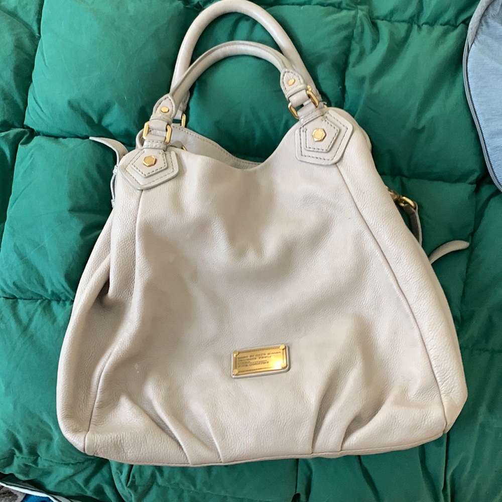 Beige leather Marc Jacobs bag